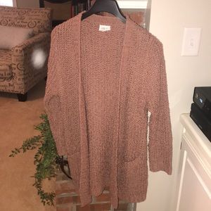 Sienna Sky Mauve Chunky Cardigan - Sz. M